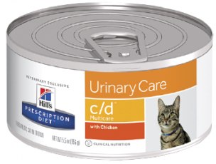 Hill's Prescription Diet Feline c/d Multicare Chicken - Lata 5.5oz - 5.5oz